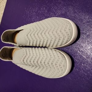 White Mountain Beige Comfort Slip Ons